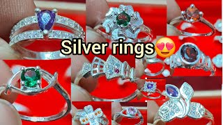 New silver ring design for girls price 2024 | latest silver ring designs with price ||  #silverring