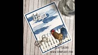 Fun Stampers Journey Humble & Kind Rooster