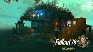 Fallout 76 Camp & Shelter Immersive/Junk build: "Houseboat On The Mire"