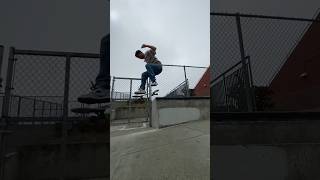 Nose slide 270 shuv out in SF #skateboarding #shorts