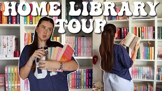 bookshelf tour 📚🎀 a tour of my home library