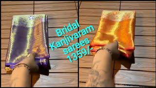 సరికొత్త కాన్జీవరం చీరెలు/kanjivaram silk with Mina wearing naylon zari boarder #viralvideo #sarees