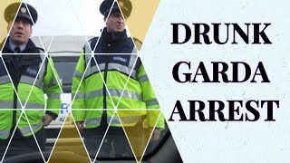 Drunk man on Garda car -Funny Garda Arrest - Ireland police arrests