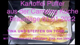 Kartoffel Reibe Puffer aus der kleinen Camping Küche / Rezept / Tina und Steffen on Tour/ Braunlage