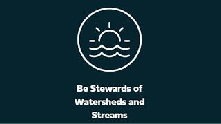 Be Stewards of Watersheds and Streams