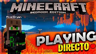 Juegando Minecraft Bedrock 1.18.12