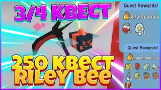 250 КВЕСТ Riley Bee Темная коса / Beesmas 2022 - 3 и 4 КВЕСТ Bee Bear