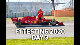 2020 F1 Testing Day 3 Highlights | Vettel and Ferrari in Trouble?