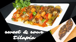 Sweet and Sour Tilapia Recipe/ Bored w Fried Fish? Try This Cooking!!!!!!