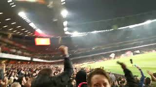 EPIC Last Minute Equaliser v Southampton- Arsenal North Bank Crowd. Amazing! #arsenalfc