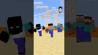 HELP Herobrine And His Friends To Stop The Bedrock Sinking #friendship #shorts #trending #anime