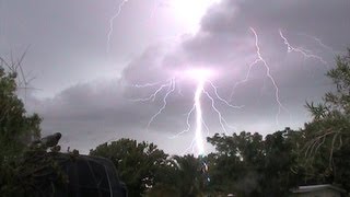 Lightning in Tampa bay