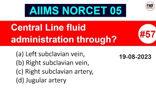 AIIMS NORCET 2023: Complete Exam Preparation with Question & Answers #57