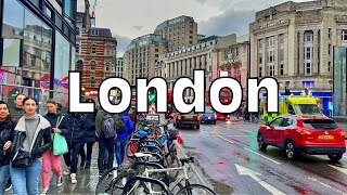 London Walk January 2023 | Piccadilly, Chinatown, Soho, Oxford Street, 4k HDR