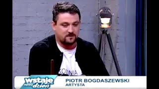 Piotr Bogdaszewski z Rucianego Nidy w TVP3 Olsztyn. Wstaje nowy dzień.