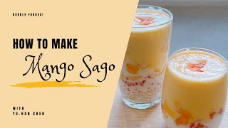 How to make mango sago – Sweet, Refreshing, and Easy! 🍹🥭