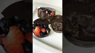 Fruit Chocolate Clusters #chocolate #fruit #shorts