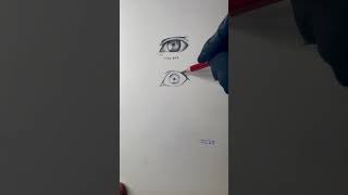 How to draw eye reactions #art #eyesketch