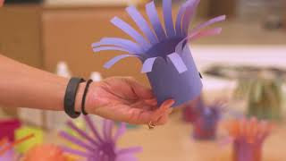 Paper Sea Anemones | Scuba VBS Decorating