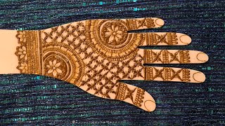 Modern mehndi design for back hands || #mehndi #bridalmehndi