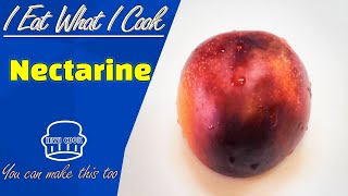 How to Eat a Nectarine | How To Cut Nectarine or Peach | IEWICOOK