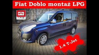 LPG do Fiat Doblo 1.4 T-jet 120kM montaż BRC w ARG Auto Gaz Łódź