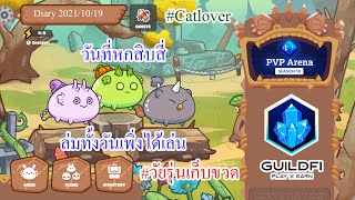 Axie Infinity Diary 2021/10/19 - วันที่หกสิบสี่ ล่มทั้งวันเพิ่งได้เล่น