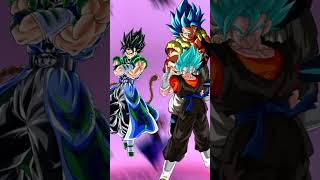 af gogito vs gogeta and Vegito who is stronger #shorts #dbs