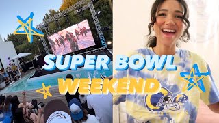 SUPER BOWL LVI weekend in LA 🏈🌴 | Greta Onieogou