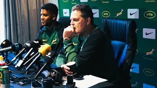 Springboks team announcement for All Blacks / Rassie muses