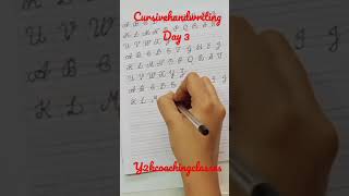 How to write in Cursivehandwriting? | Cursivehandwriting Practice Day3 #shorts