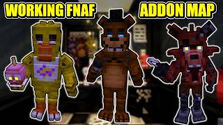 A Functional FNAF MCPE Addon Map!