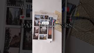 make my paris sticker sheet with me! New romantic Parisian journal stickers, Film Camera Stickers