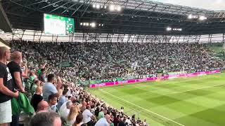 ⚽️ 🇭🇺 Ferencváros fans in the UEFA Champions League game against The New Saints