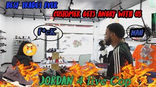 A Day In The Life Of A Sneaker Shop: | CUSTOMER GETS ANGRY | AMM JORDAN 4 LIVE COP| BLACK FIRDAY