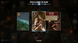 Nilfgaard Gwent againt Wererat Monster Deck