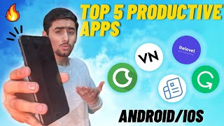 Must Have These 5 Productive Apps For ANDROID/IOS |TECH UNITED