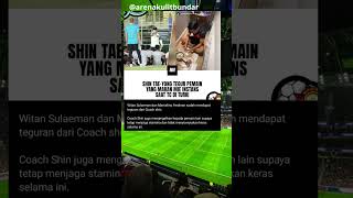 Shin Tae Yong tegur pemain yang makan mie #football#goals#indonesia#coach#angry#fifa#shorts