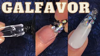 How to Apply Glitter into Poly gel? Nail Tips for Beginners Gelfavor Poly Gel