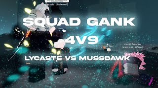 Bossraid Squad Ganking Mussdawk (4v9) | Deepwoken