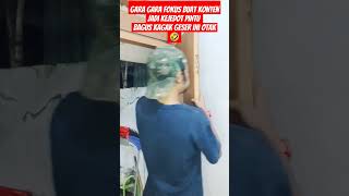 GAGAL BUAT KONTEN, gara-gara kejedot pintu 🤣 #shorts #videoviral #luculucuan