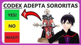 What are the strongest Adepta Sororitas units? Ranking Codex Adepta Sororitas units