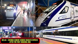 Nellai - Chennai Egmore Vandhe Bharath Express After the First Inaugral Run | AK VLOGS AND TRAVELS