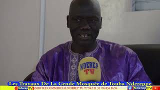 Les travaux de grands Mosqué de Touba ndereppe