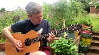 DADGAD guitar in the garden!