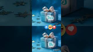 Choose your gift box yes vs no #viral #trending #short