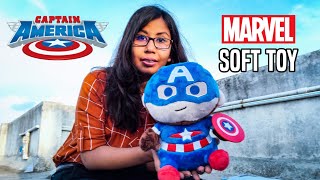 Caption America Marvel Soft Toy | Miniso Marvel Plush Toy | Captain America Toys Unboxing