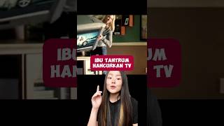 IBU TANTRUM HANCURKAN TV?! | Jessica Natania #shorts