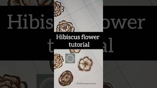 hibiscus henna flower | hibiscus mehndi tutorial| eas