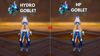 HP Vs Hydro Dmg Goblet?? Best Option For Mualani [Genshin Impact]